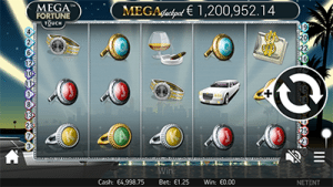 Mega Fortune mobile pokies screenshot