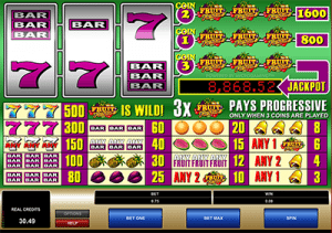 Fruit Fiesta three reel slot