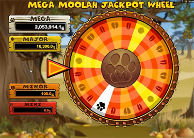 Mega Moolah slot game