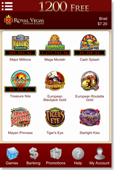 Royal Vegas iOS App Games