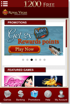 Royal Vegas iOS App Promotions