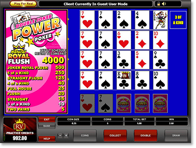 Double Joker Power Poker Online