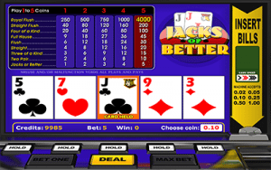 Jacks or Better video poker