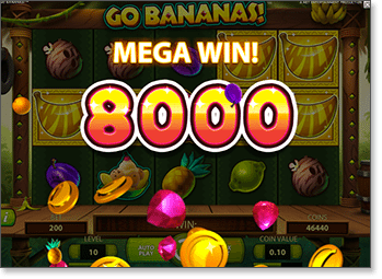 Go Bananas Mega Win