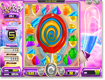 Special Lollipop Feature on SugarPop Pokie