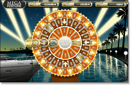 Mega Fortune Bonus Wheel