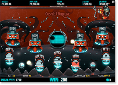 Cosmic Fortune Jackpot Game