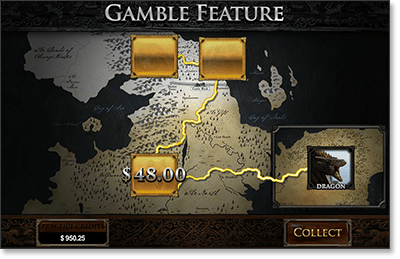 Game of Thrones Gamble Trail Feature