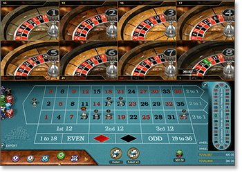 Multi Wheel Roulette Gold Series