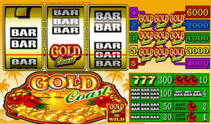 Gold Coast 3-reel pokies