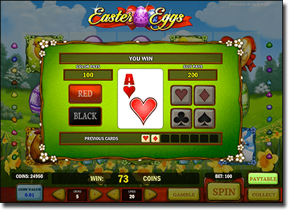 Easter Eggs online pokie gamble feature