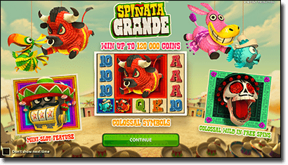 Play Spinata Grande online slots