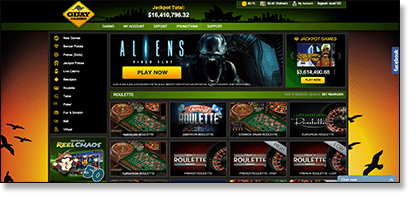 G'Day Casino's new and updated site interface