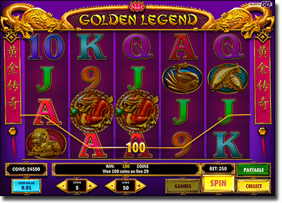 Play Golden Legend pokies online
