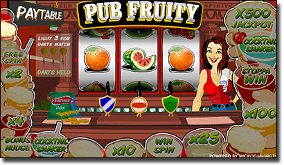 Play Pub Fruity fruit slots online