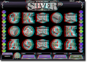 Sterling Silver - Play online 3D pokies