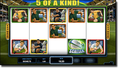 Rugby Star - new online pokies at All Slots