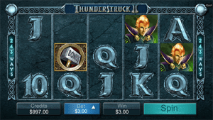 Thunderstruck pokies game