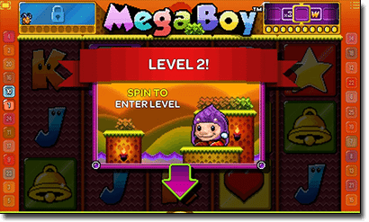 Mega Boy pokies - Level 2 special bonus