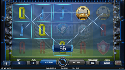 Football: Champions Cup pokies by NetEnt at Thrills.com