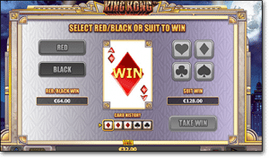 King Kong online pokies gamble feature