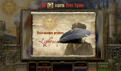 Nostradamus predicts online pokies special feature