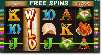 Free spins and wild symbol in Win Sum Dim Sum pokies