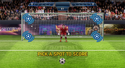 Football Champions Cup bonus game