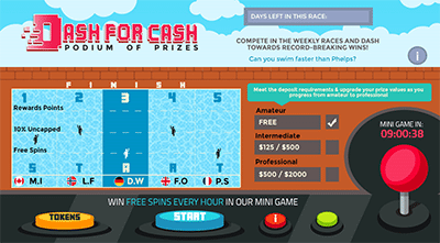 Dash for Cash promo