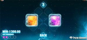 Frozen Diamonds gamble feature