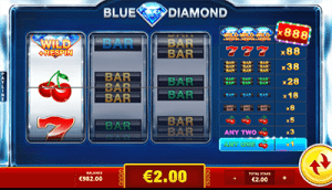 Blue Diamond three-reel slot