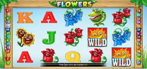Flowers pokies game