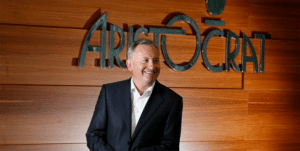 Jamie Odell will be stepping down as CEO of Aristocrat in February 2017 Jamie Odell