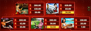 Life of Riches slot symbols