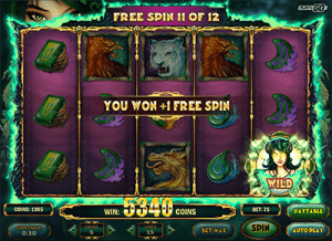 Free spins in Jade Magician